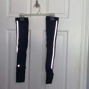 Lululemon Black Running Sleeves Arm Warmers Sz S